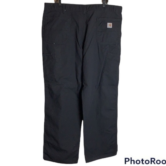 Carhartt black mens size 40 Flame Resistant Washed Dungaree - Picture 5 of 10
